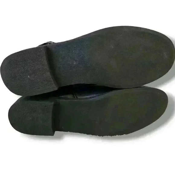 JustFab Andi Women Sweater Cuff Boots Black Size 10 #116 - Picture 6 of 8